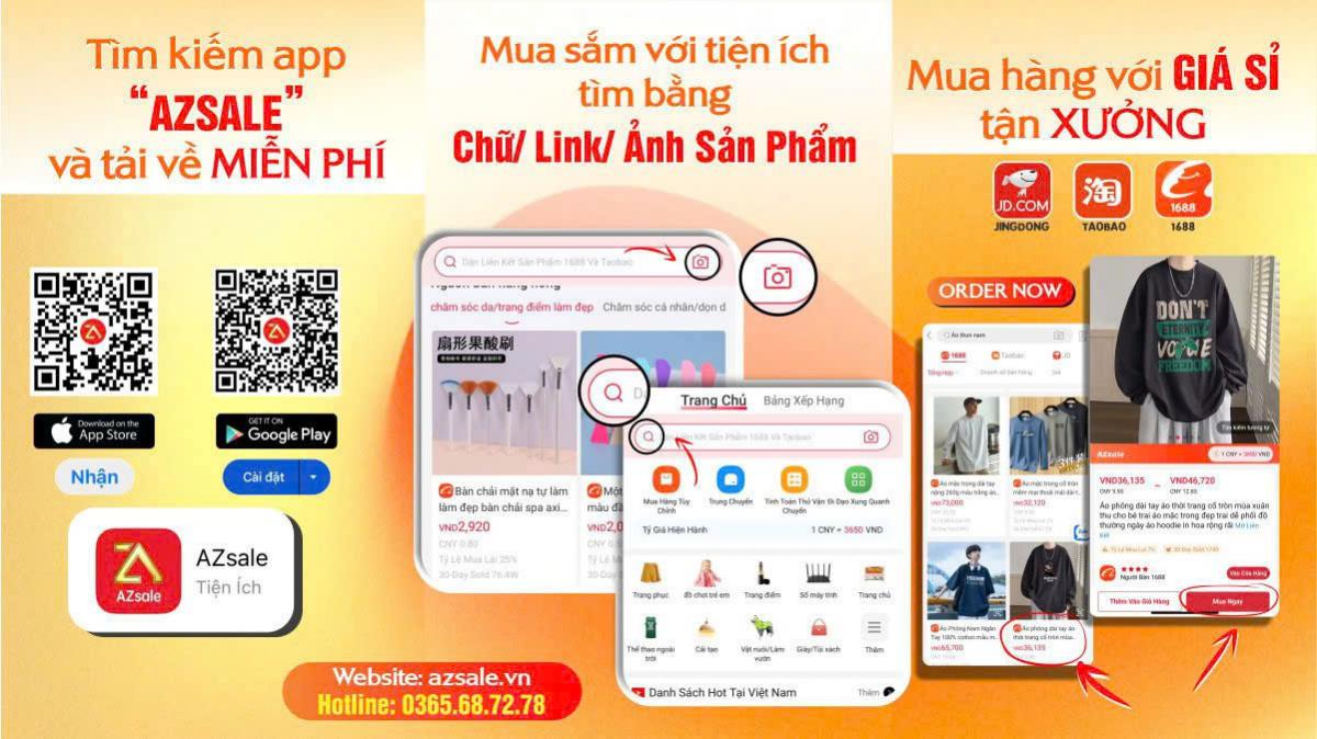 Cách tải ứng dụng AZsale